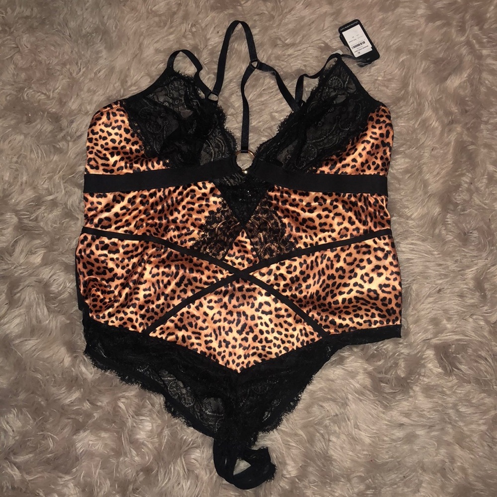 Boudoir overt bodysuit- animal print